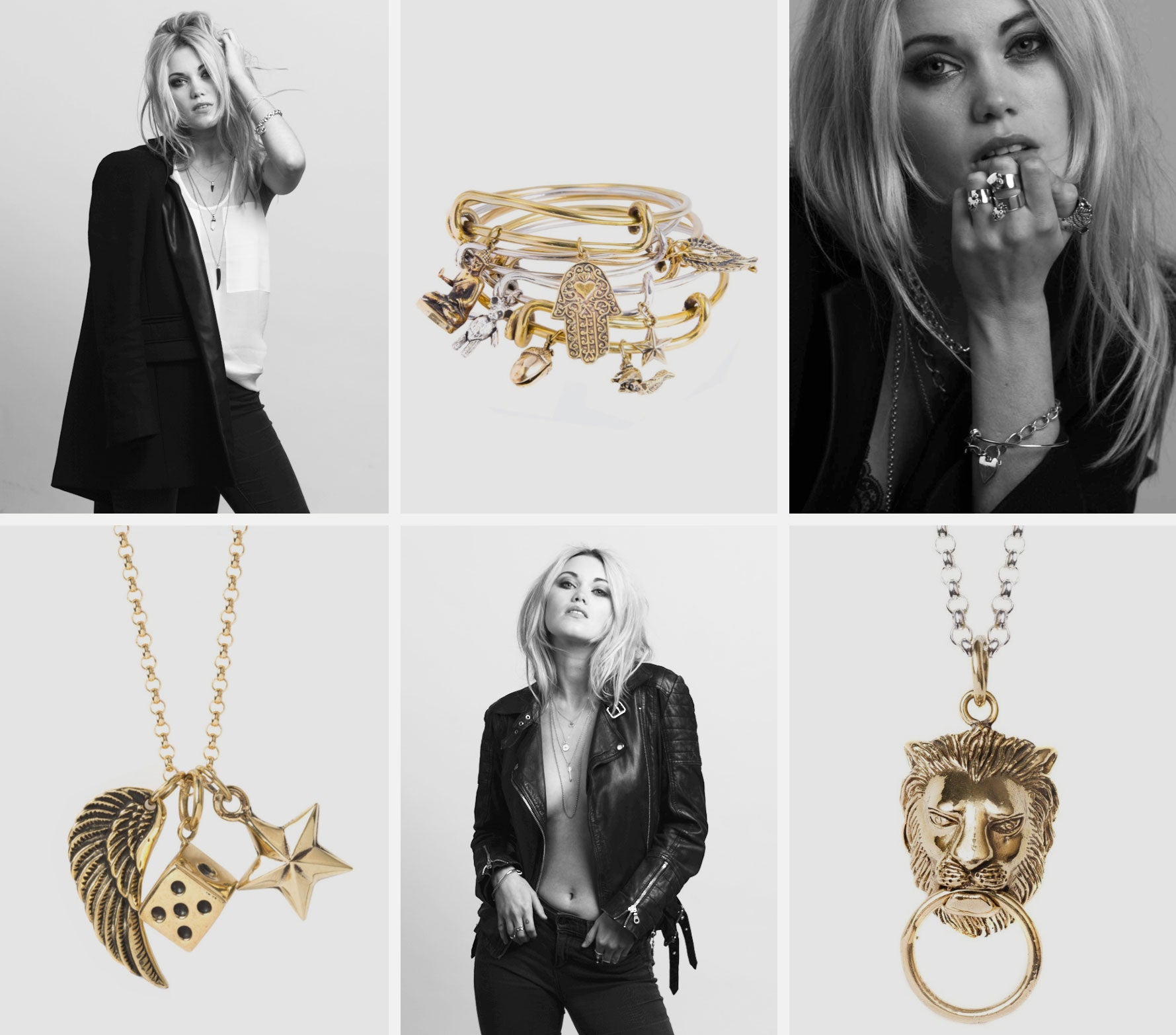 Tilly Sveaas Jewellery collage