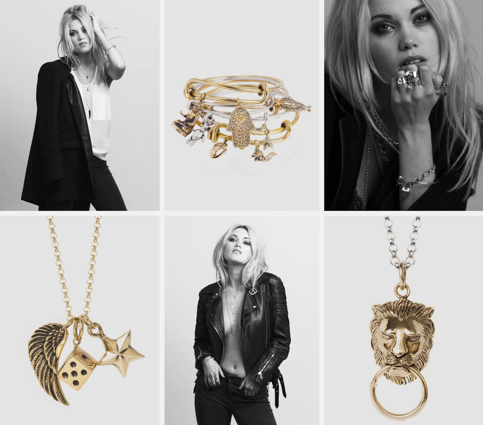Tilly Sveaas Jewellery collage