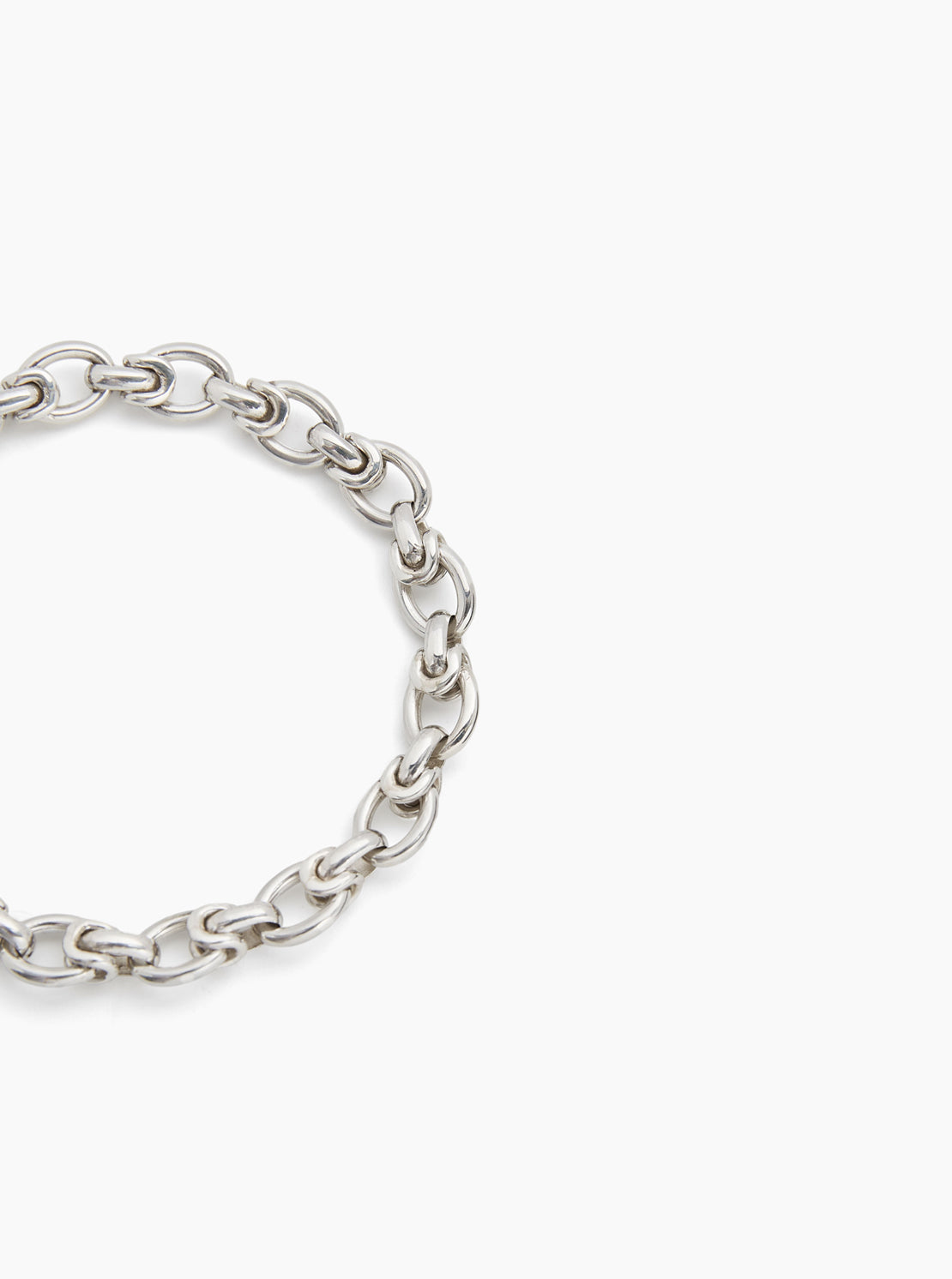 Small Silver Interlock Bracelet