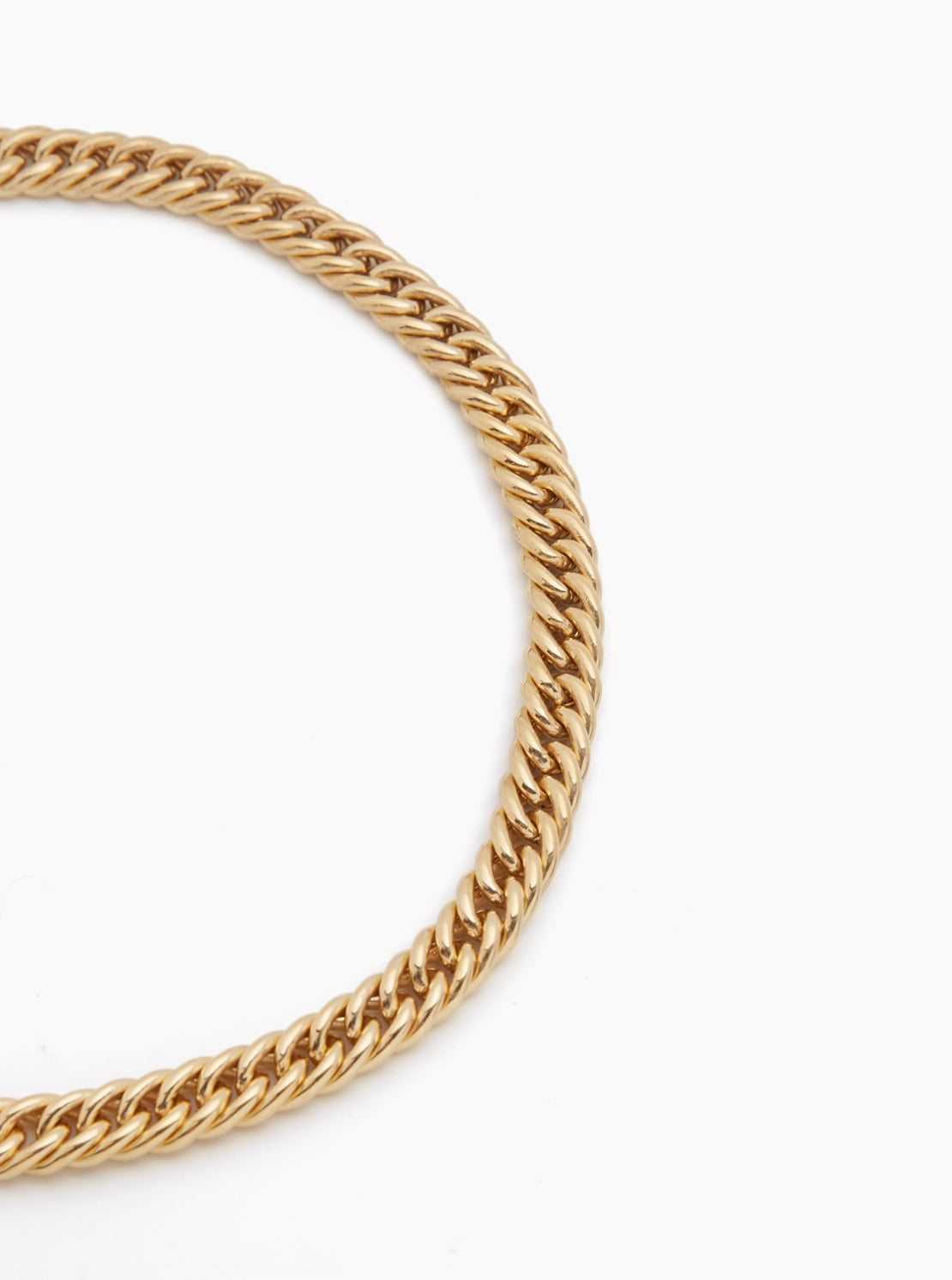 Gold Curb Link Choker
