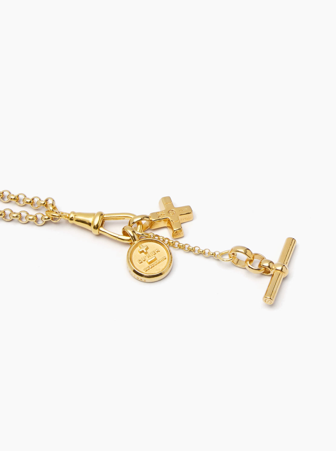 Gold Moi + Toi Cluster on Clipt Belcher Necklace