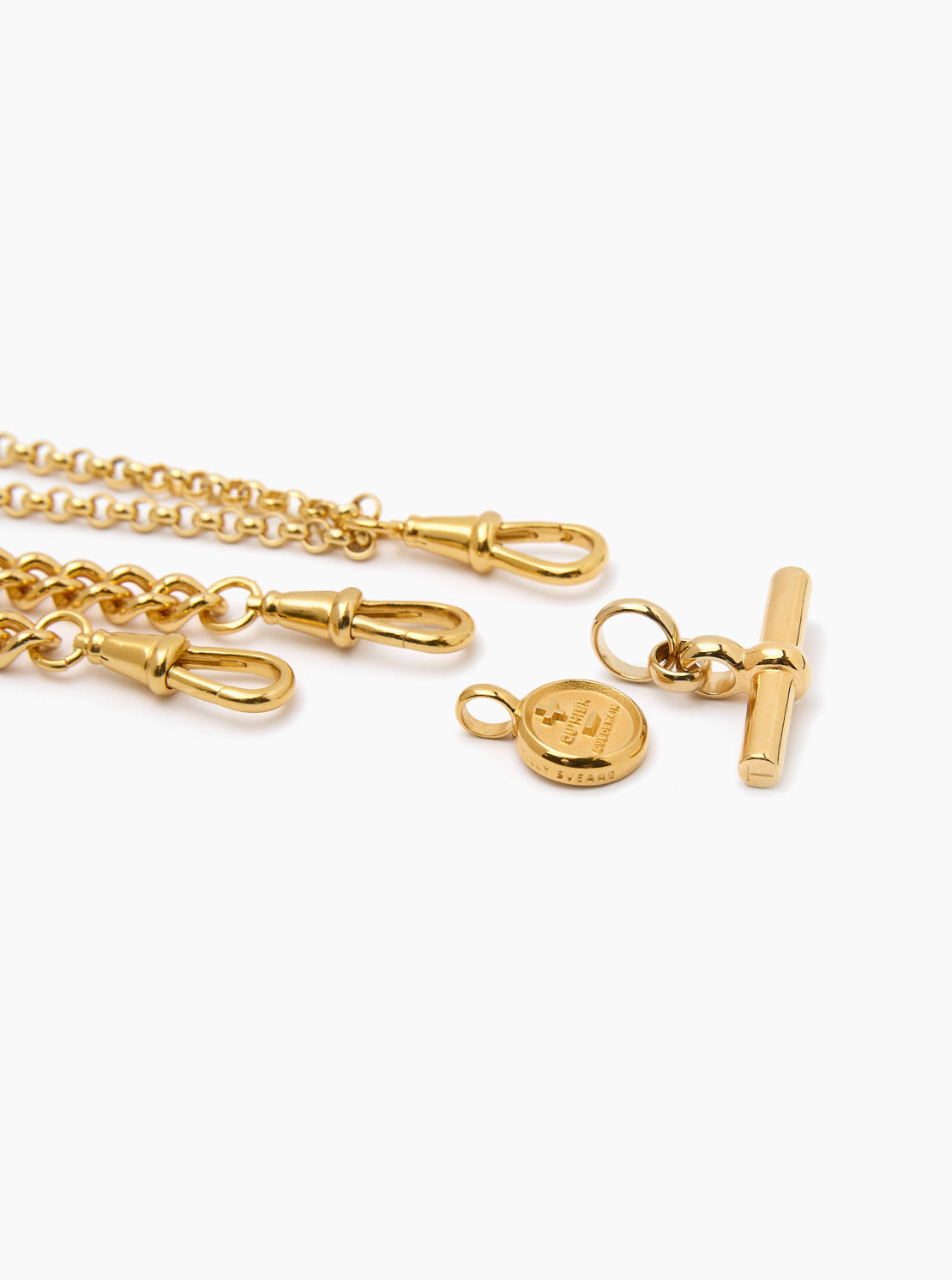Gold Moi + Toi Mixed Link Necklace Set