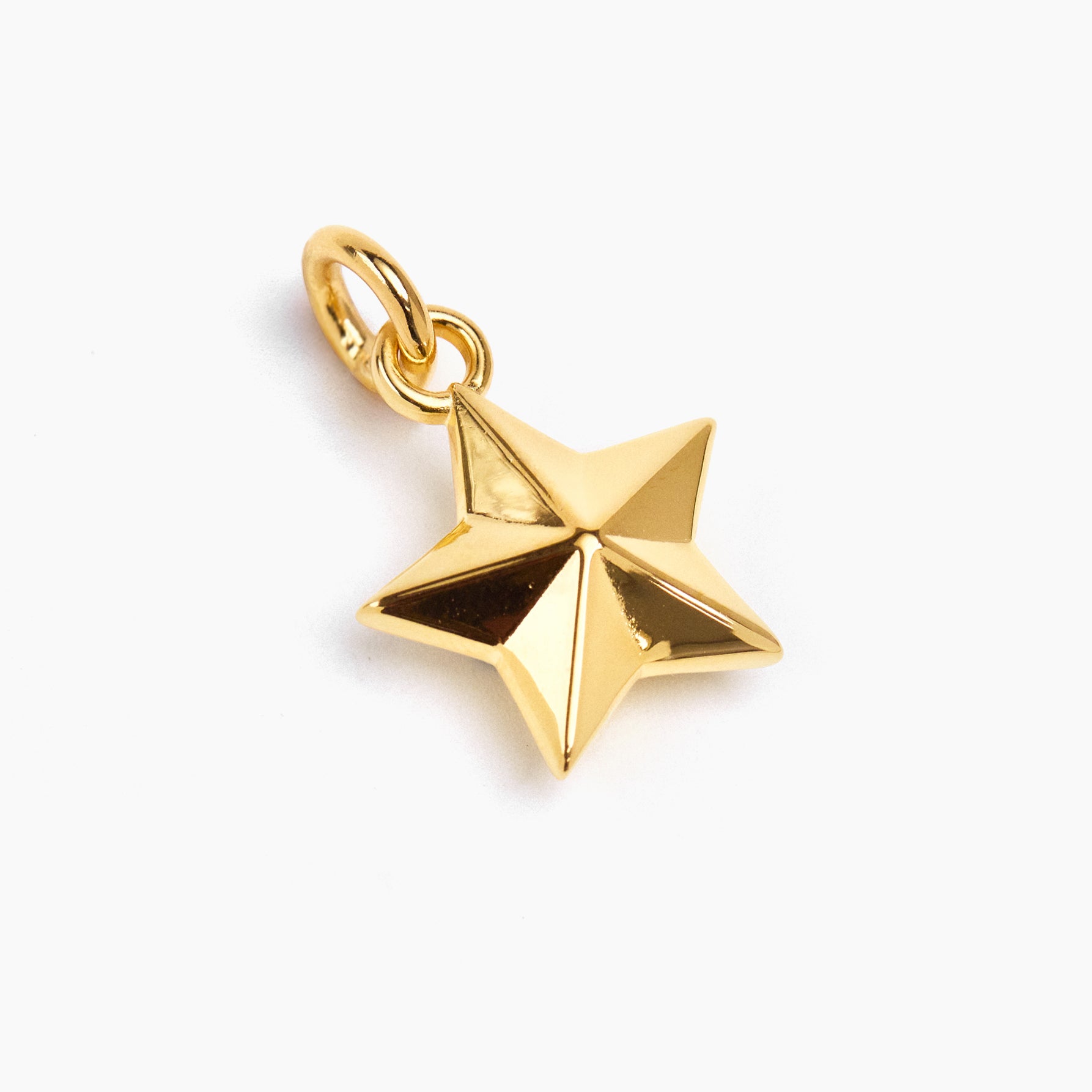 Large Gold Star Charm