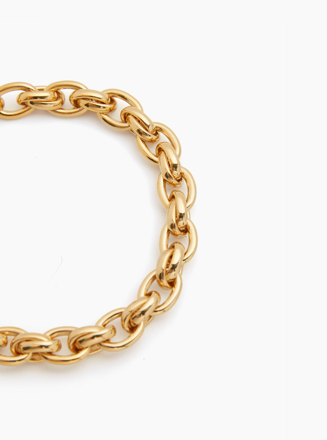 Small Gold Double Linked Bracelet