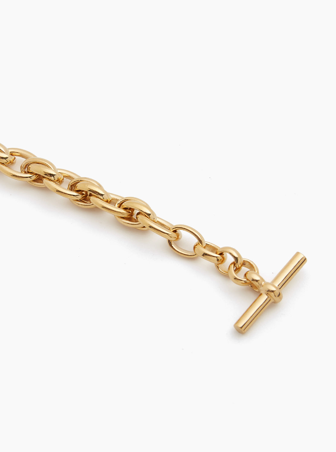 Small Gold Double Linked Necklace