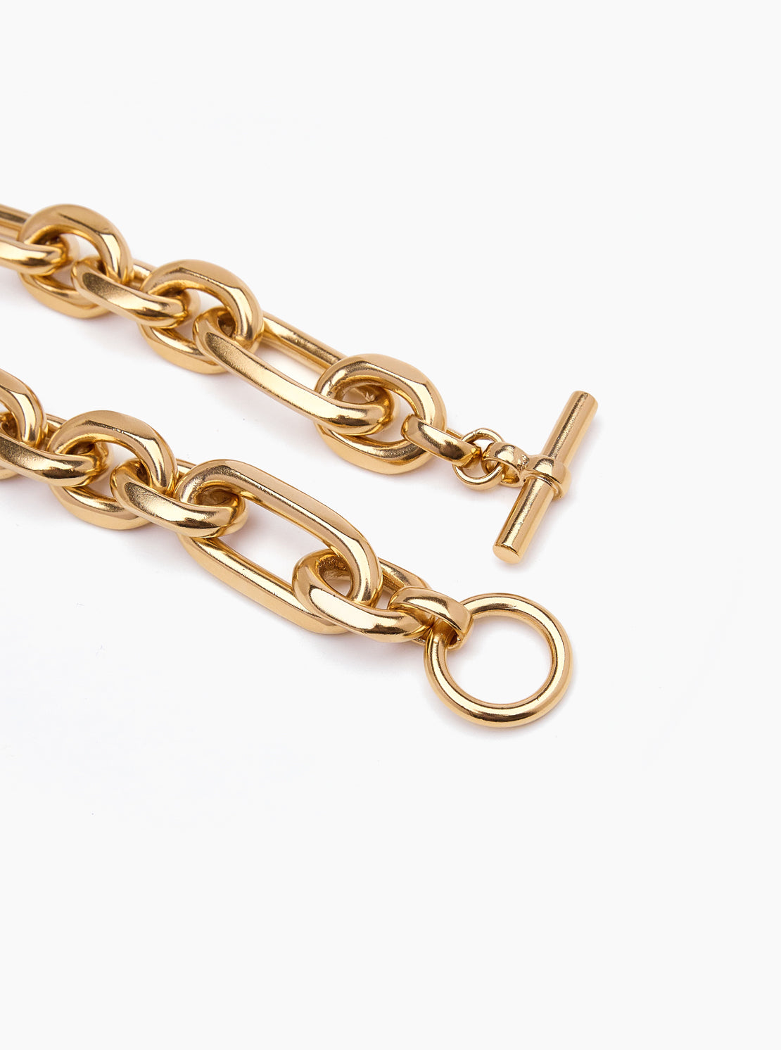 Giant Gold Watch Chain Necklace