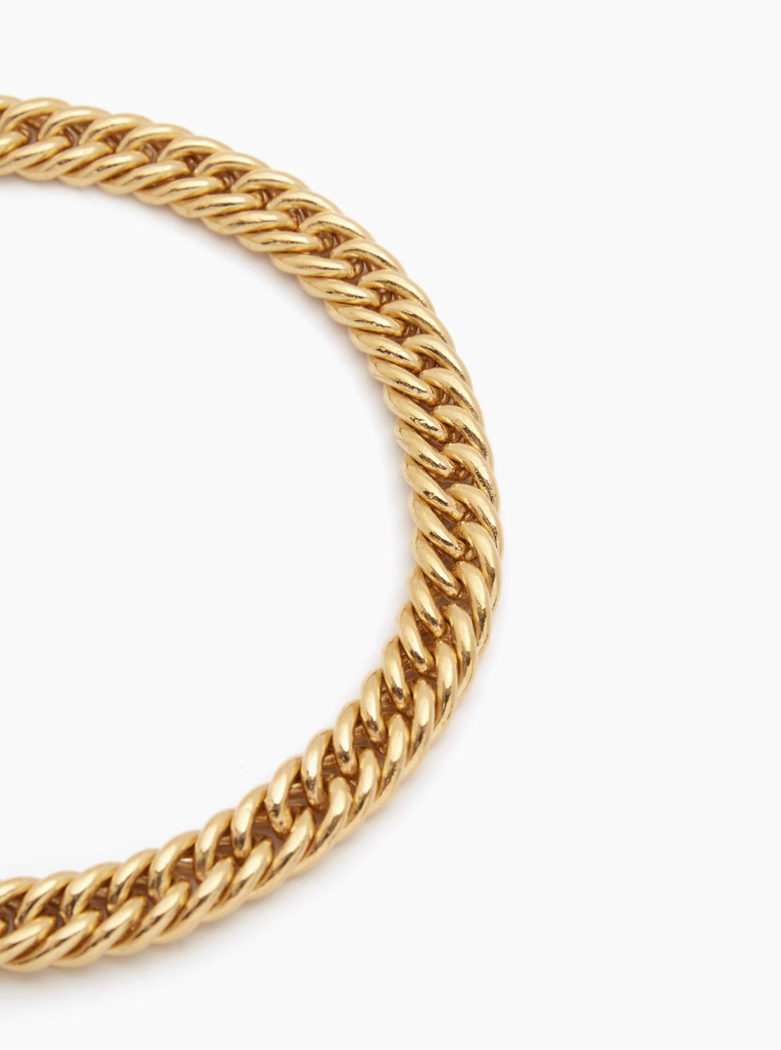 Small Gold Curb Chain Necklace