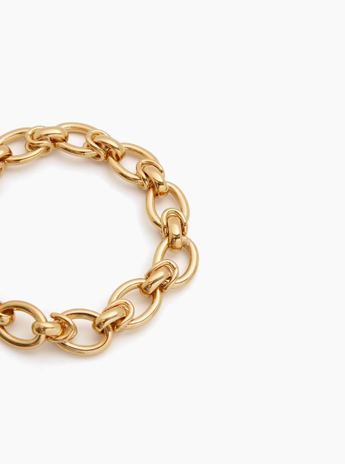 Medium Gold Interlock Bracelet