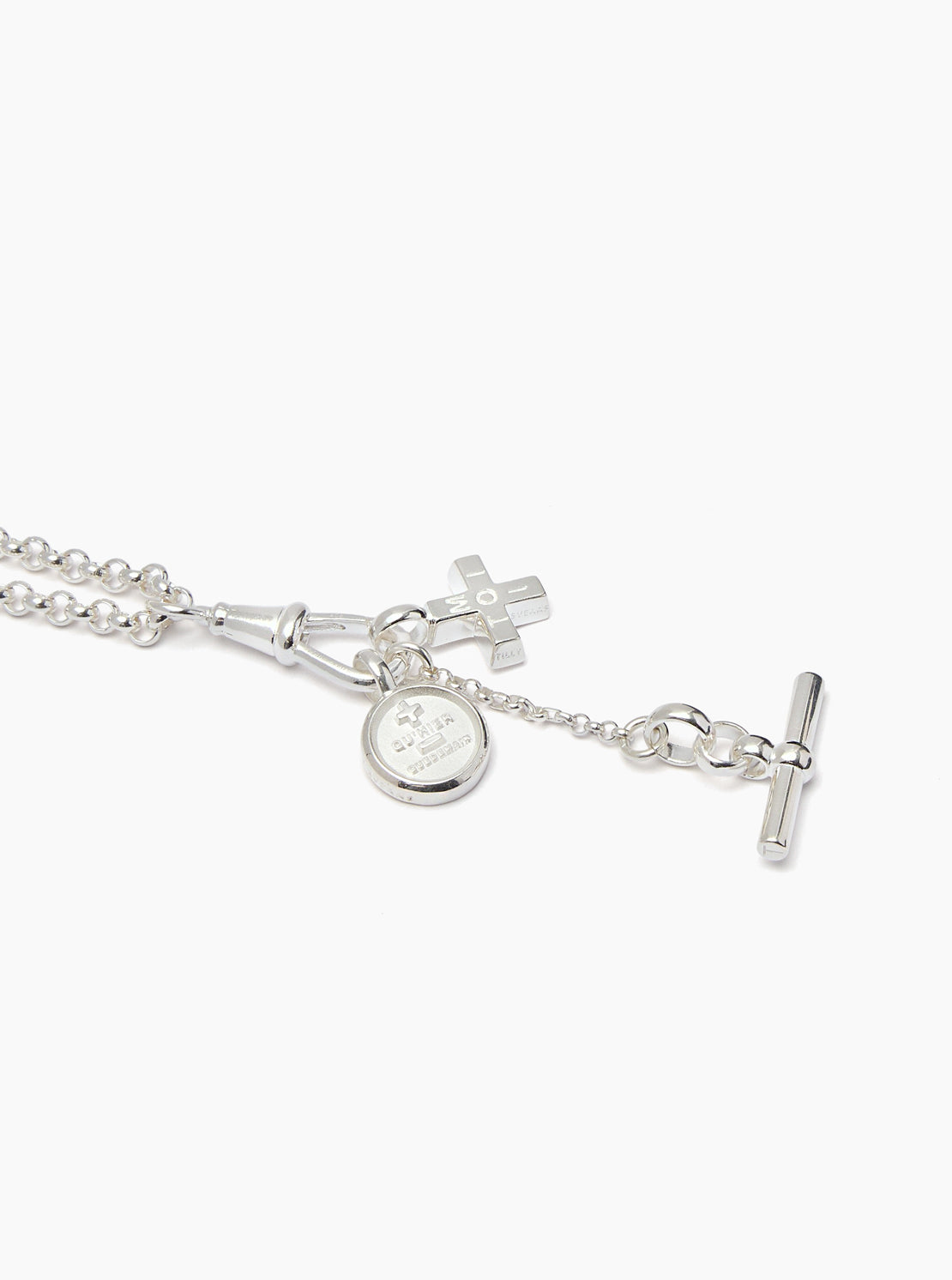 Silver Moi + Toi Cluster on Clipt Belcher Necklace