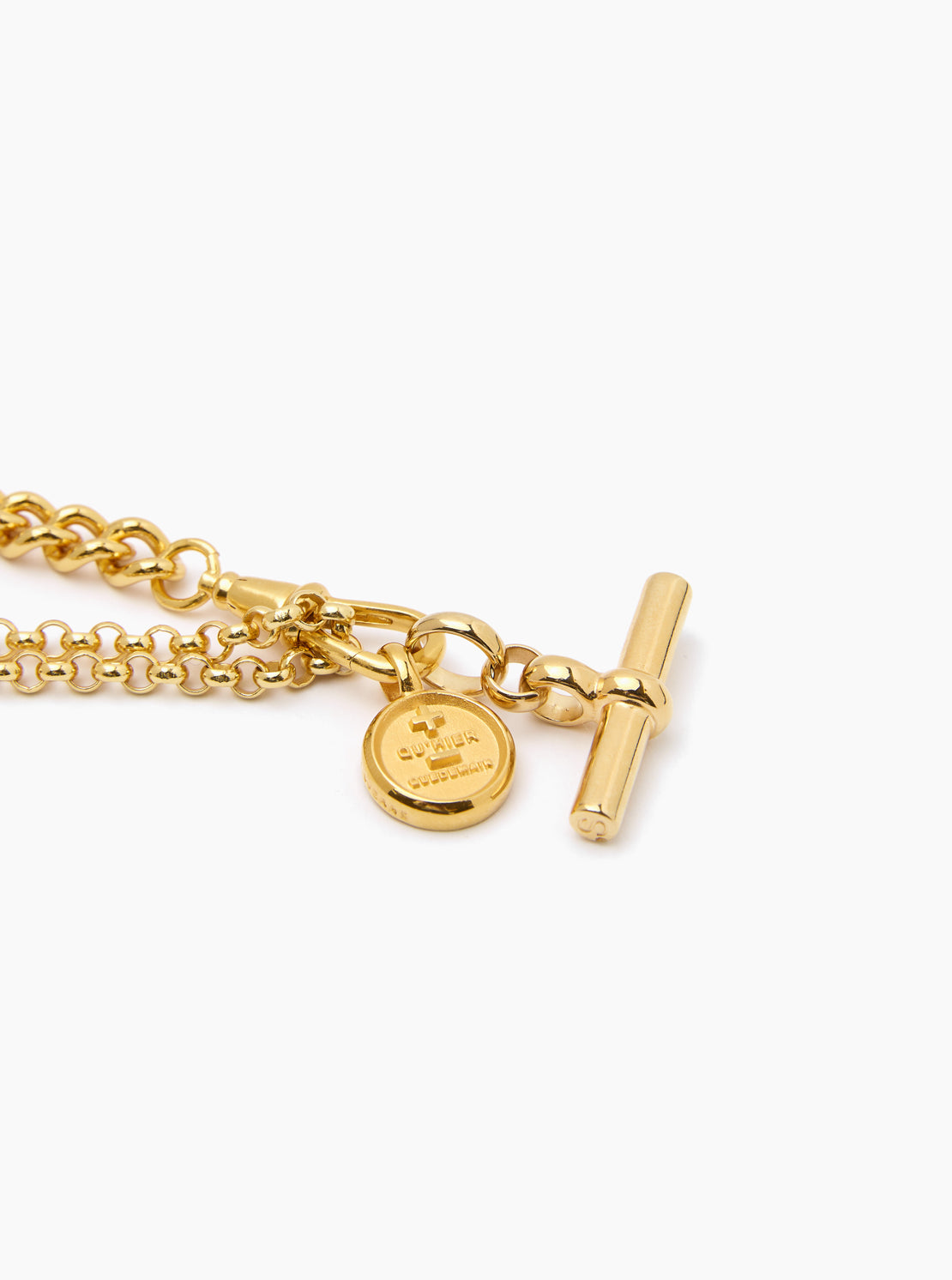 Gold Moi + Toi Mixed Link Necklace Set