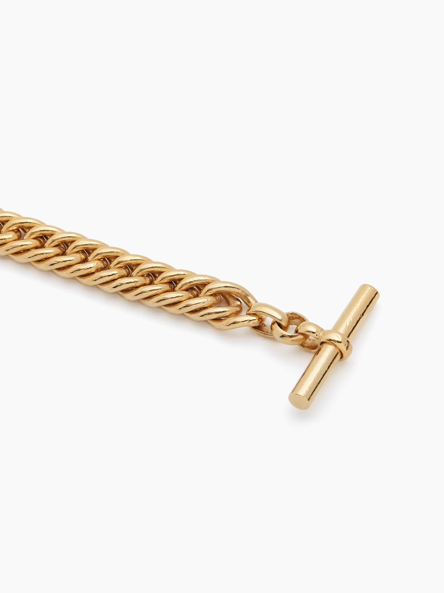 Medium Gold Curb Link Bracelet
