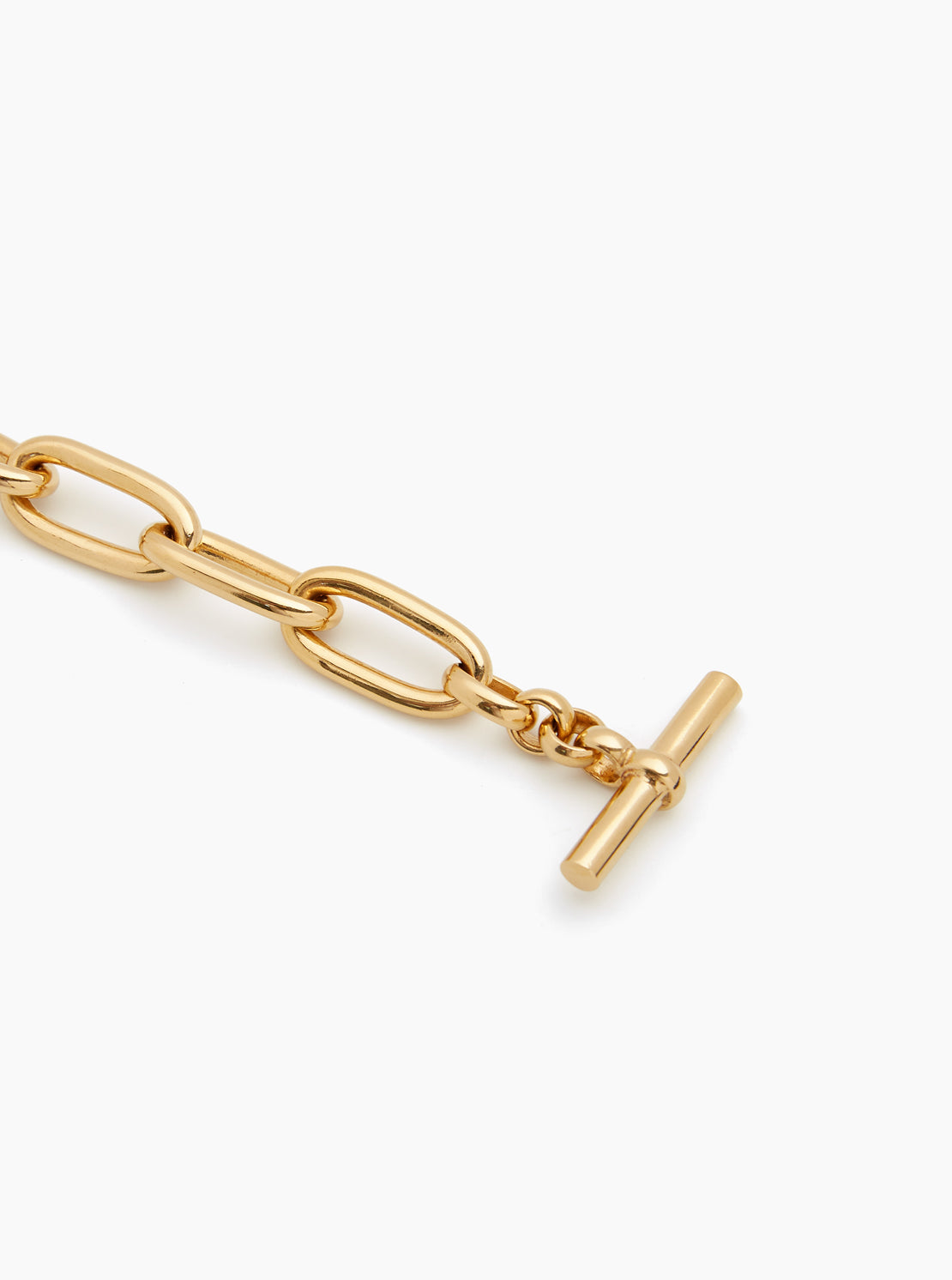 Medium Gold Oval Chain Necklace