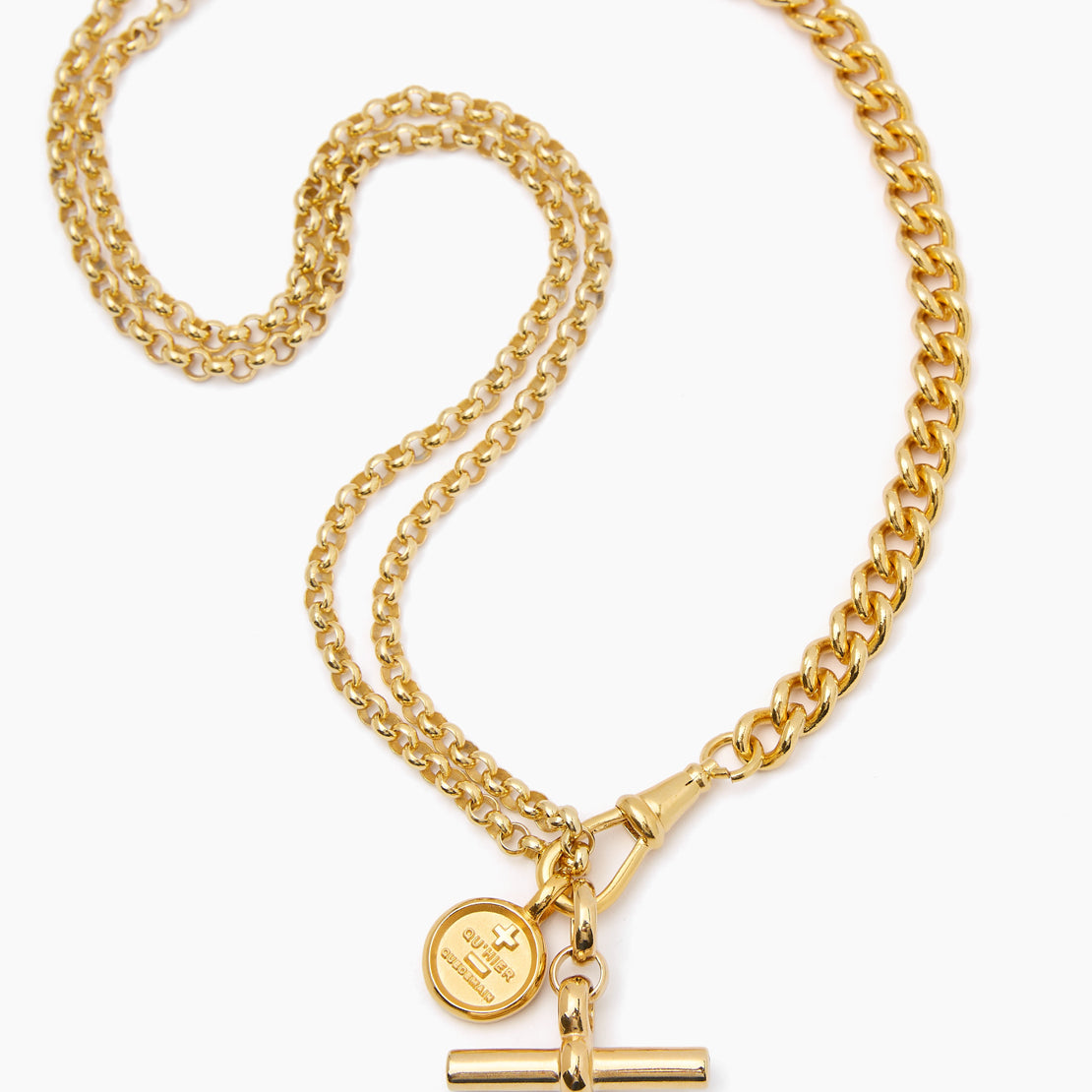 Gold Moi + Toi Mixed Link Necklace Set