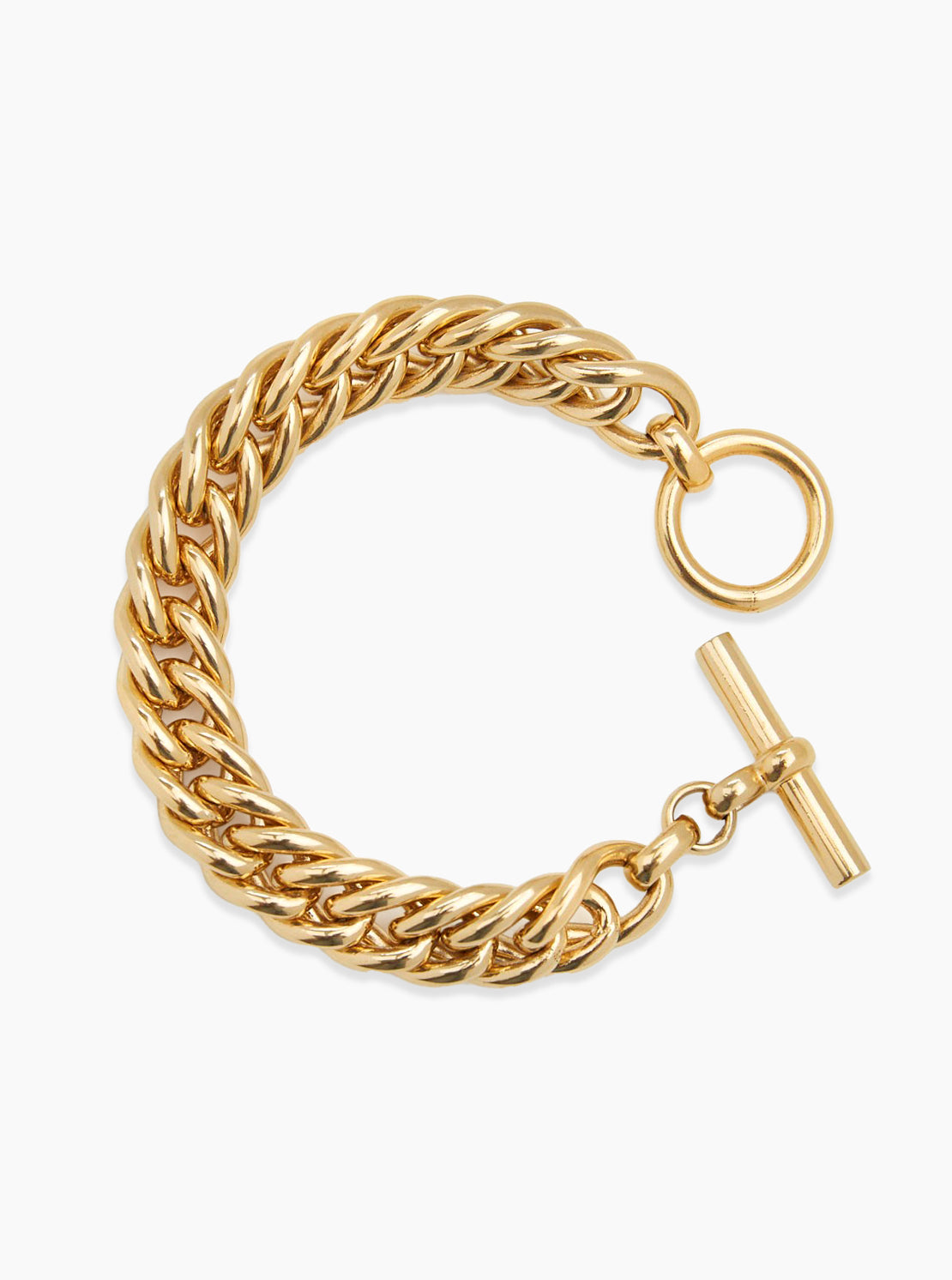 Medium Gold Curb Link Bracelet