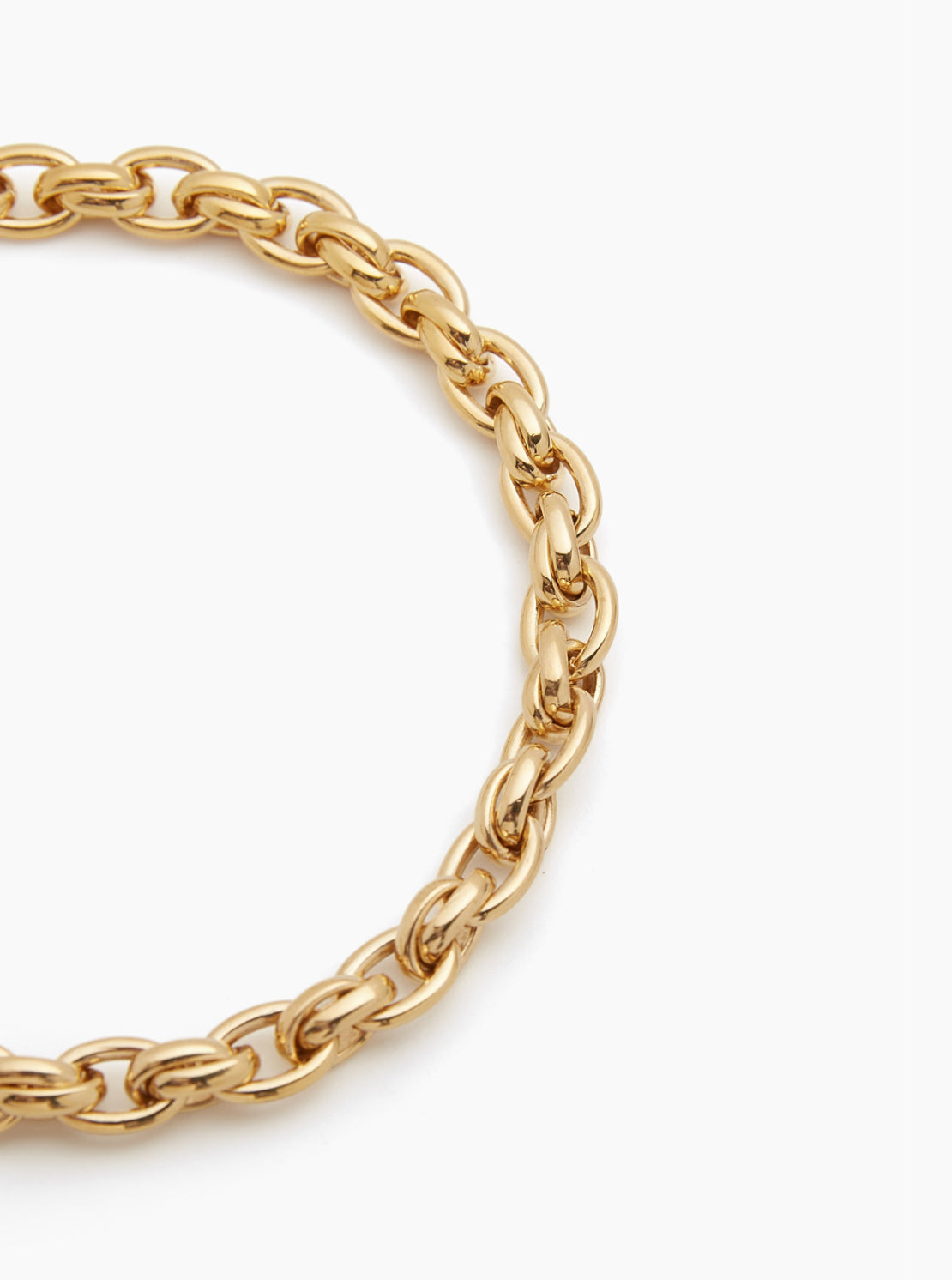 Small Gold Double Linked Necklace