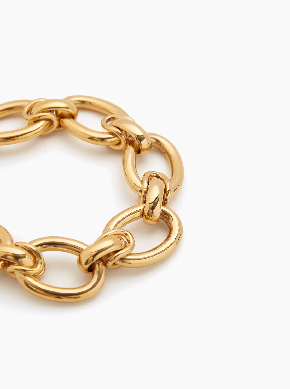 Giant Gold Interlock Bracelet