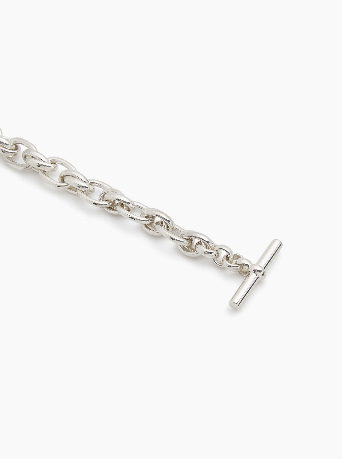Small Silver Double Link Bracelet