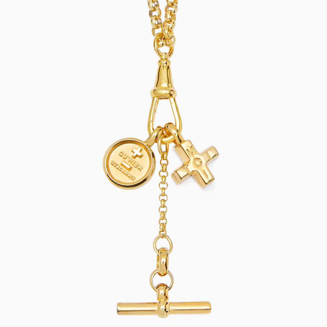 Gold Moi + Toi Cluster on Clipt Belcher Necklace