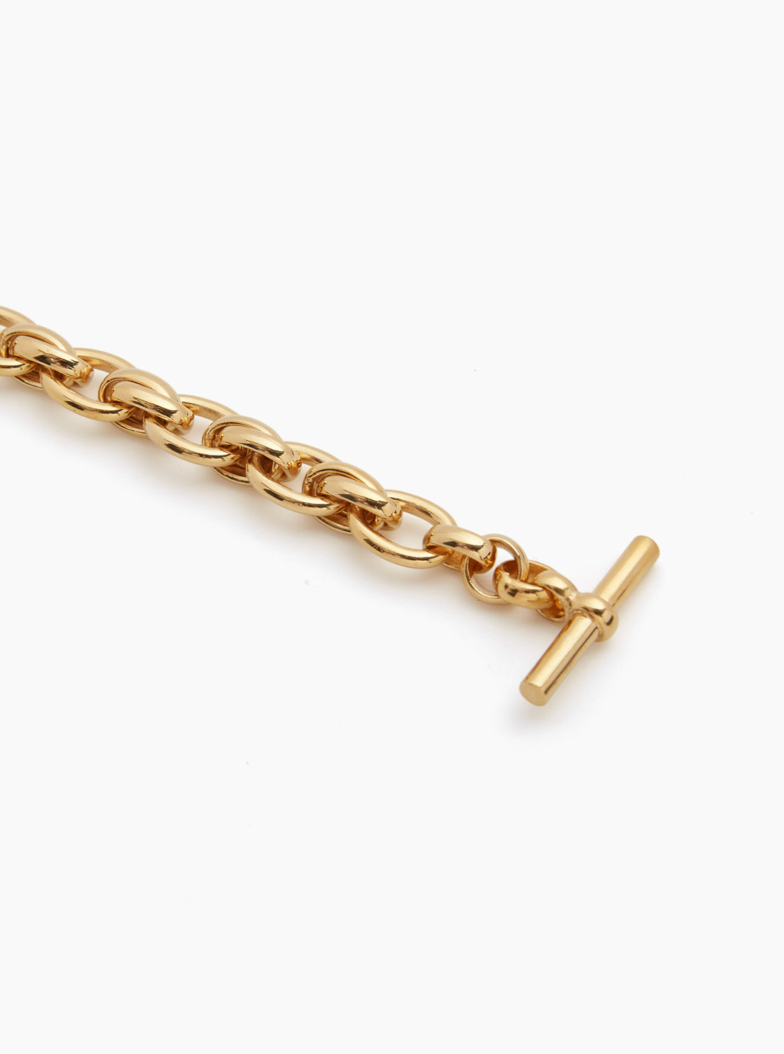 Small Gold Double Linked Bracelet