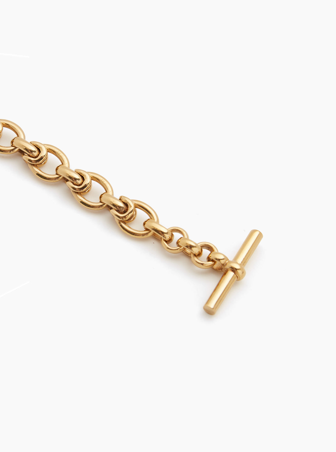 Small Gold Interlock Bracelet
