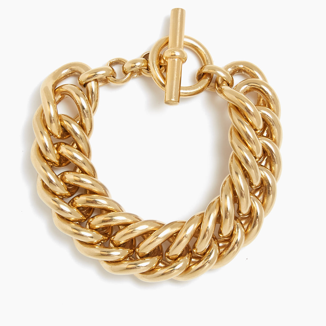 Giant Gold Curb Link Bracelet