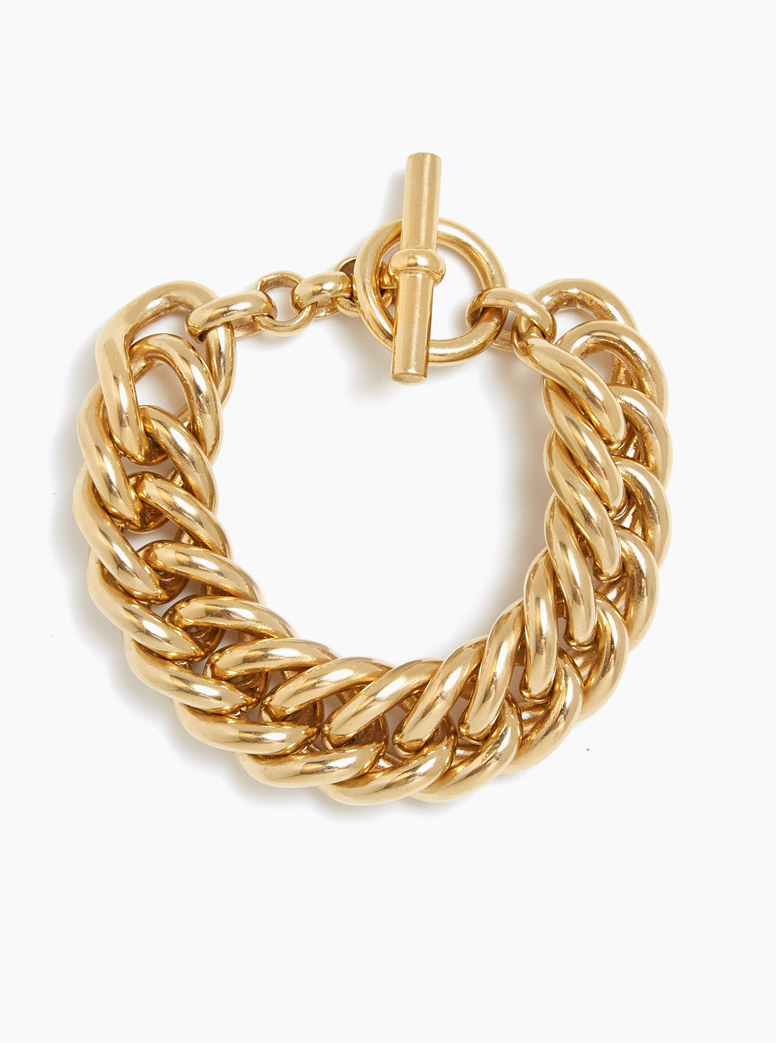 Giant Gold Curb Link Bracelet