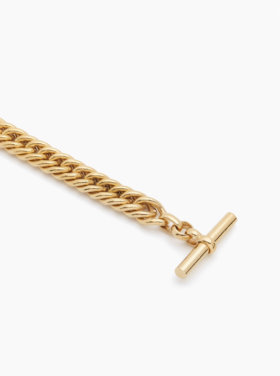 Small Gold Curb Chain Necklace