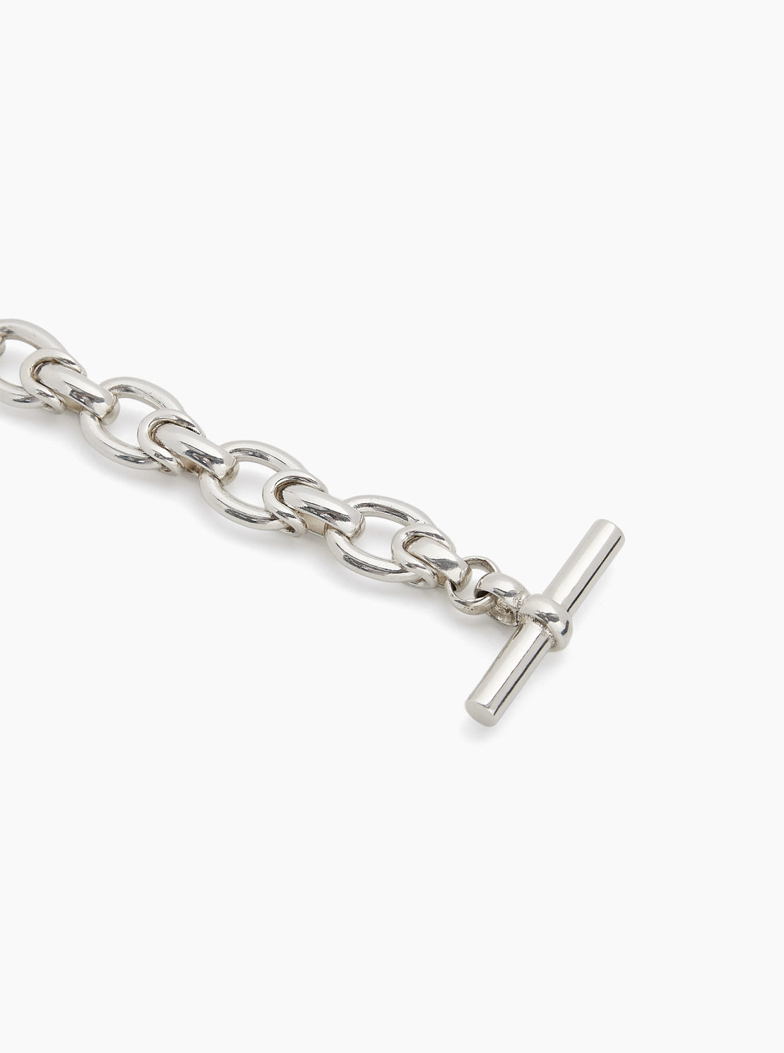 Medium Silver Interlock Bracelet