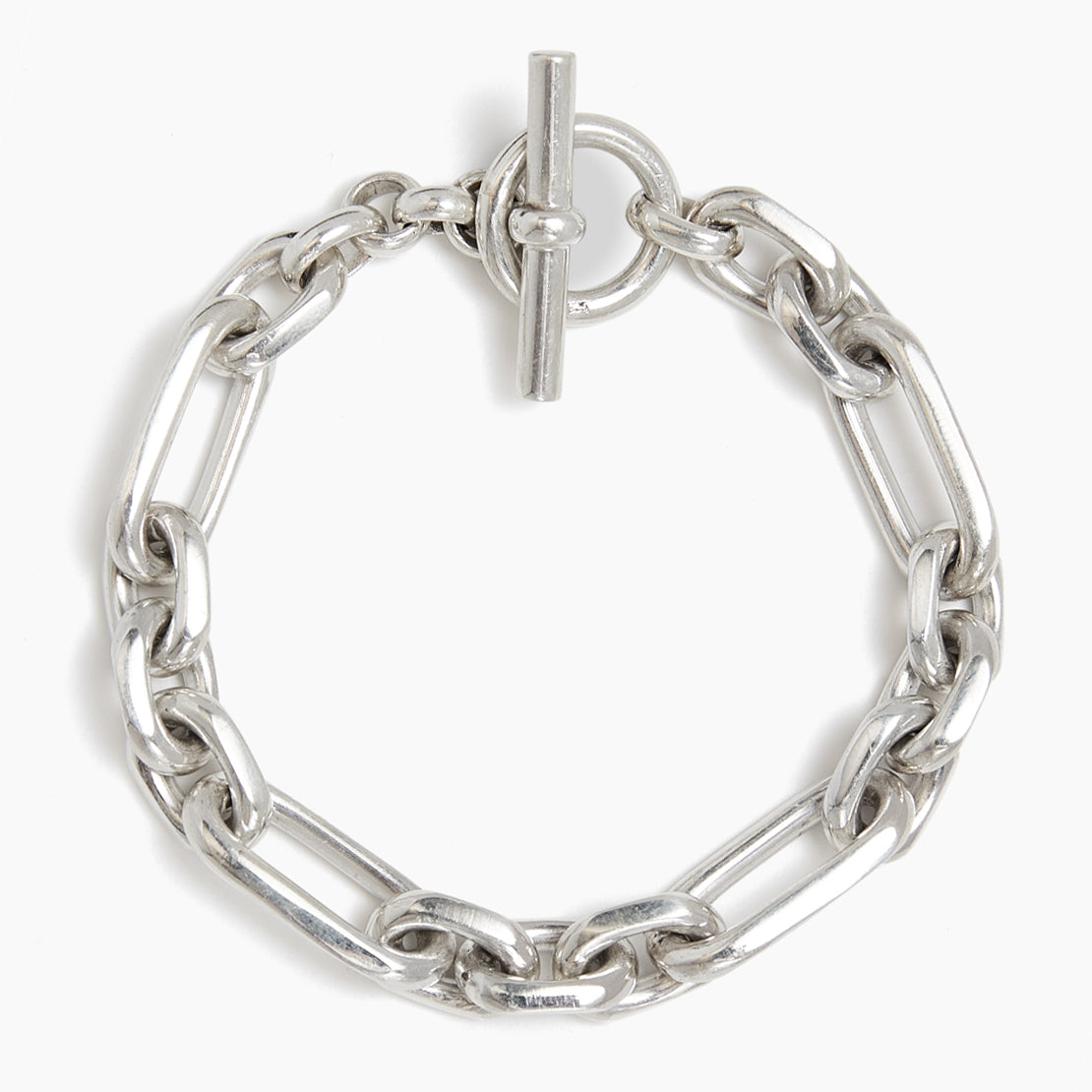 Small Silver Watch Chain Bracelet