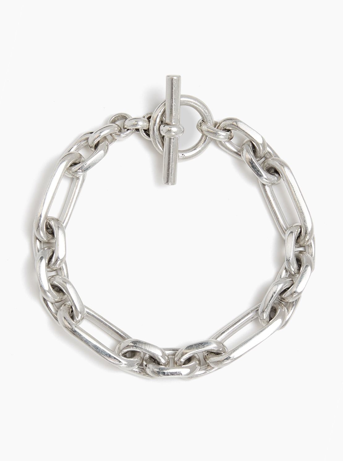 Small Silver Watch Chain Bracelet