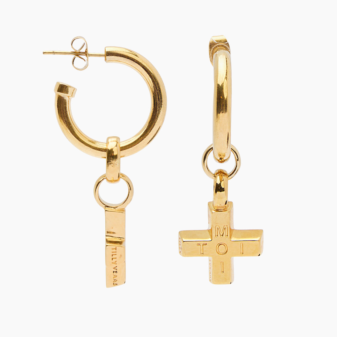 Gold Moi + Toi Earrings