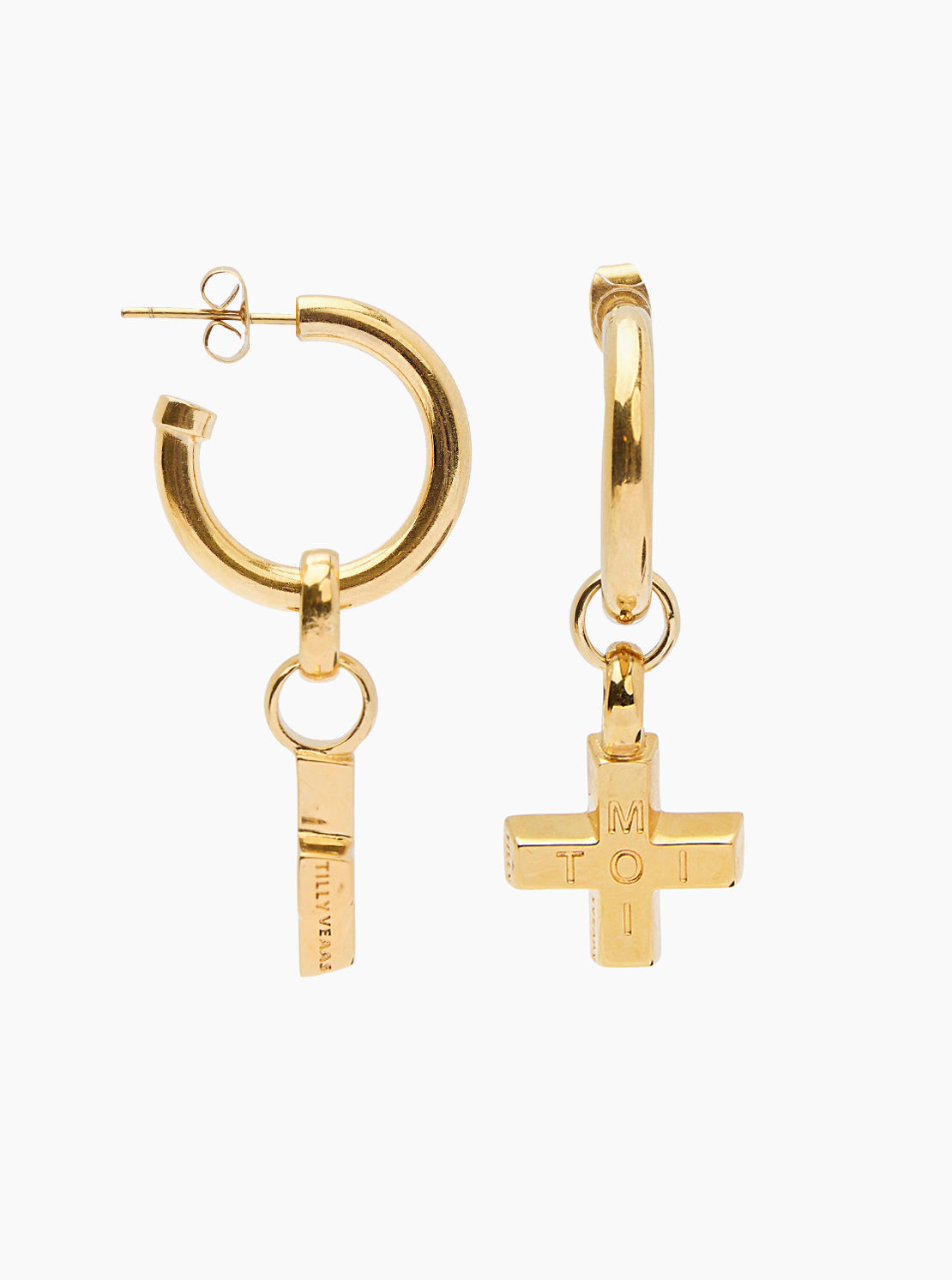 Gold Moi + Toi Earrings