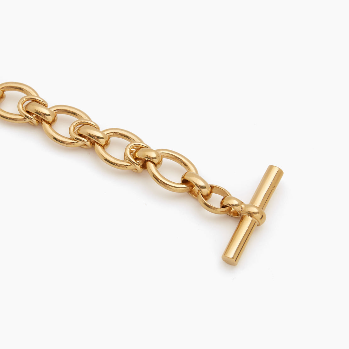 Medium Gold Interlock Bracelet