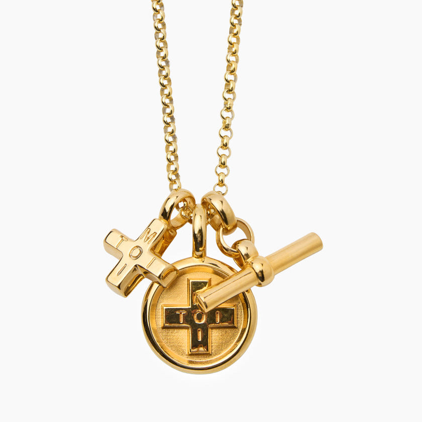Gold Moi + Toi Cluster on Belcher Chain