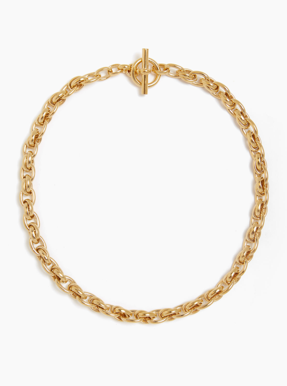 Small Gold Double Linked Necklace