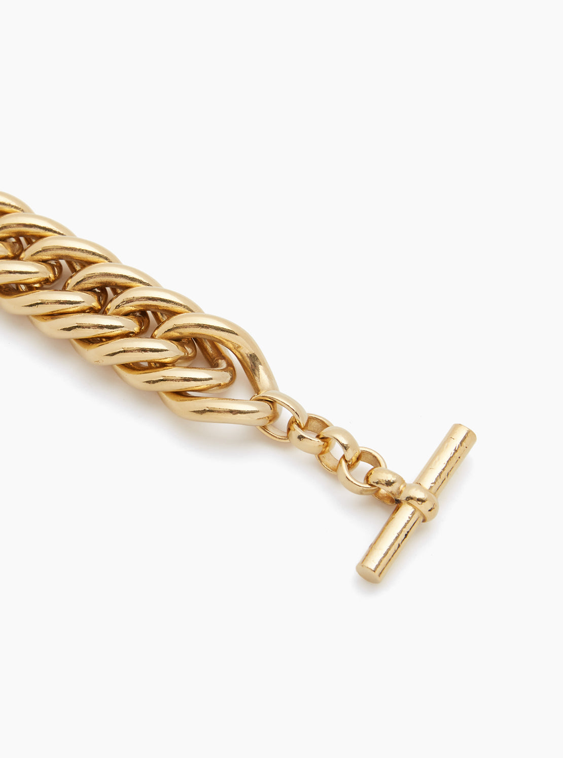Giant Gold Curb Chain Necklace