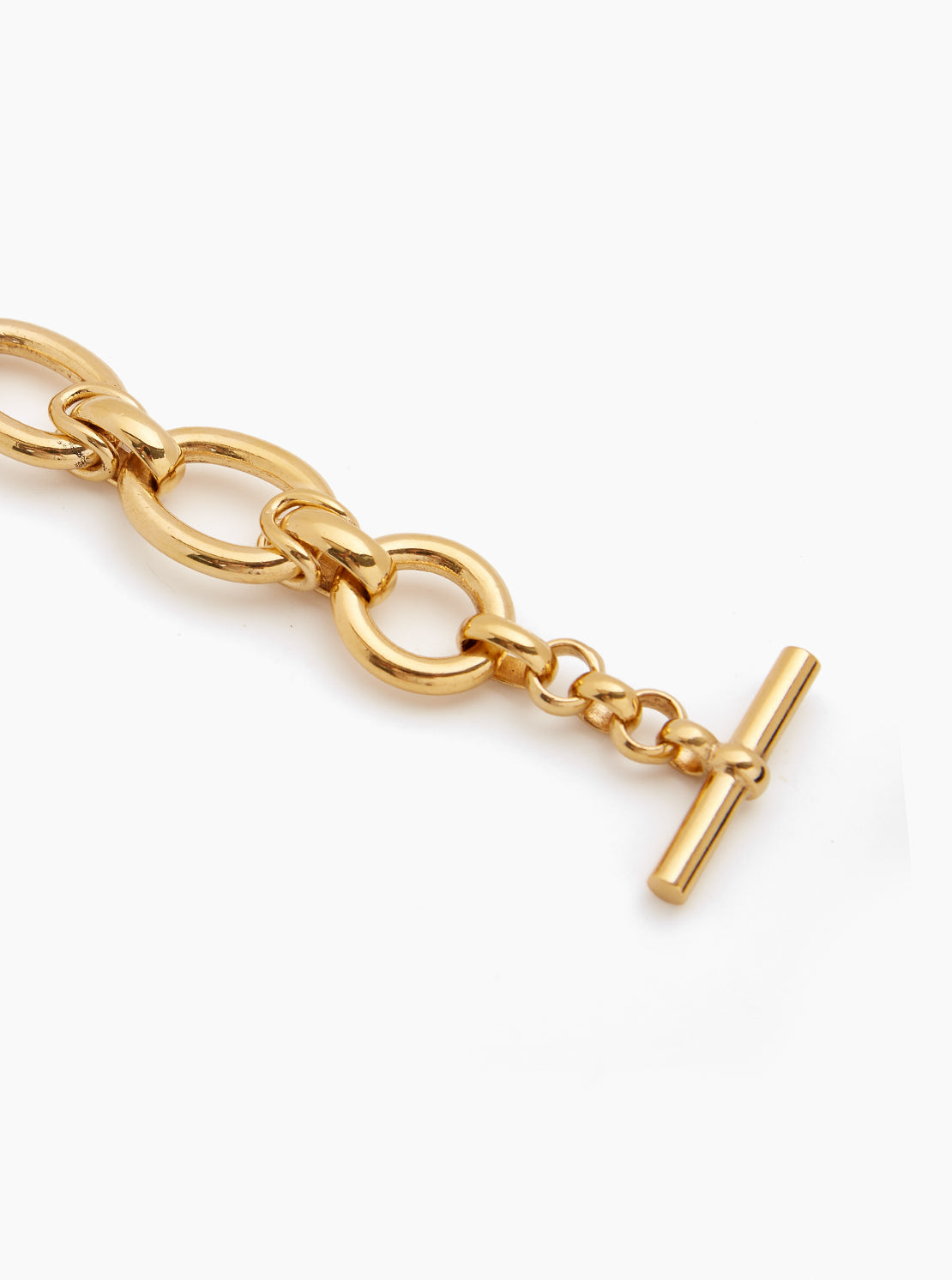 Giant Gold Interlock Bracelet