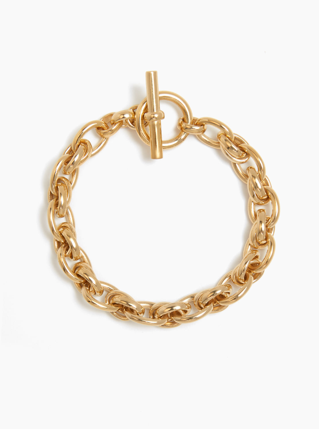 Small Gold Double Linked Bracelet
