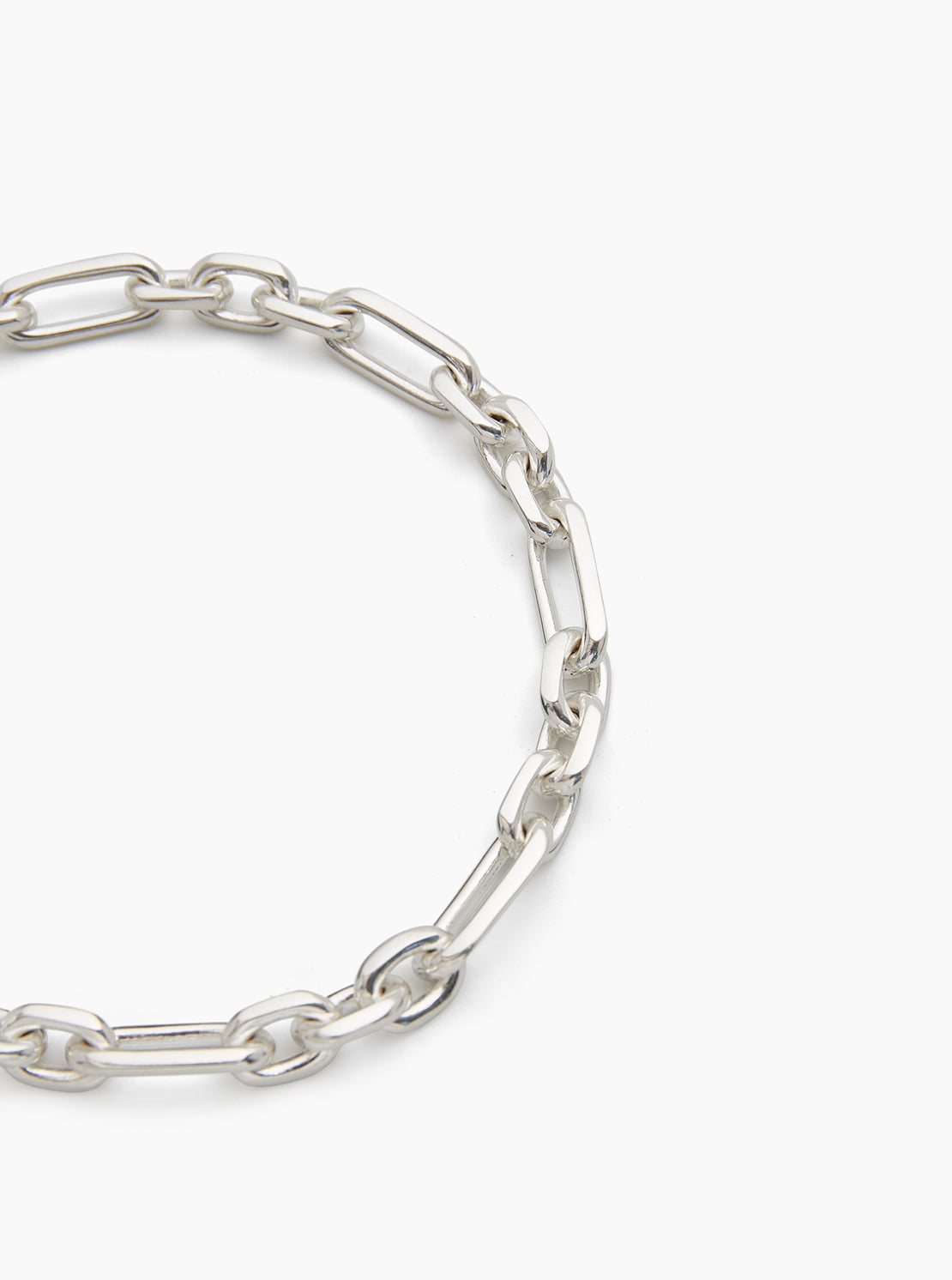 Small Silver Plated Watch Chain Necklace