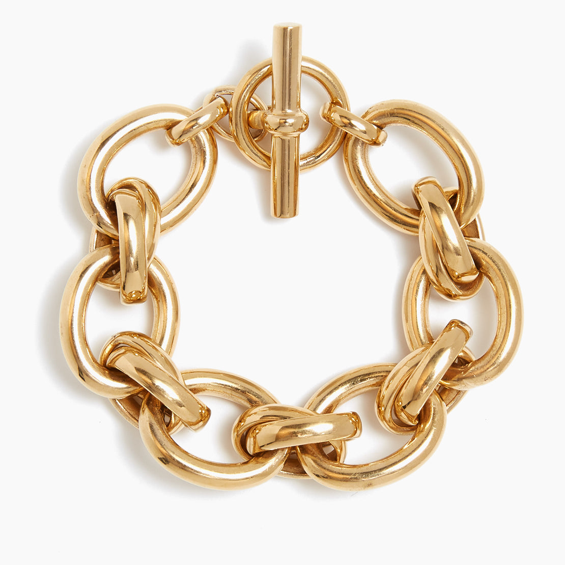 Giant Gold Double Linked Bracelet
