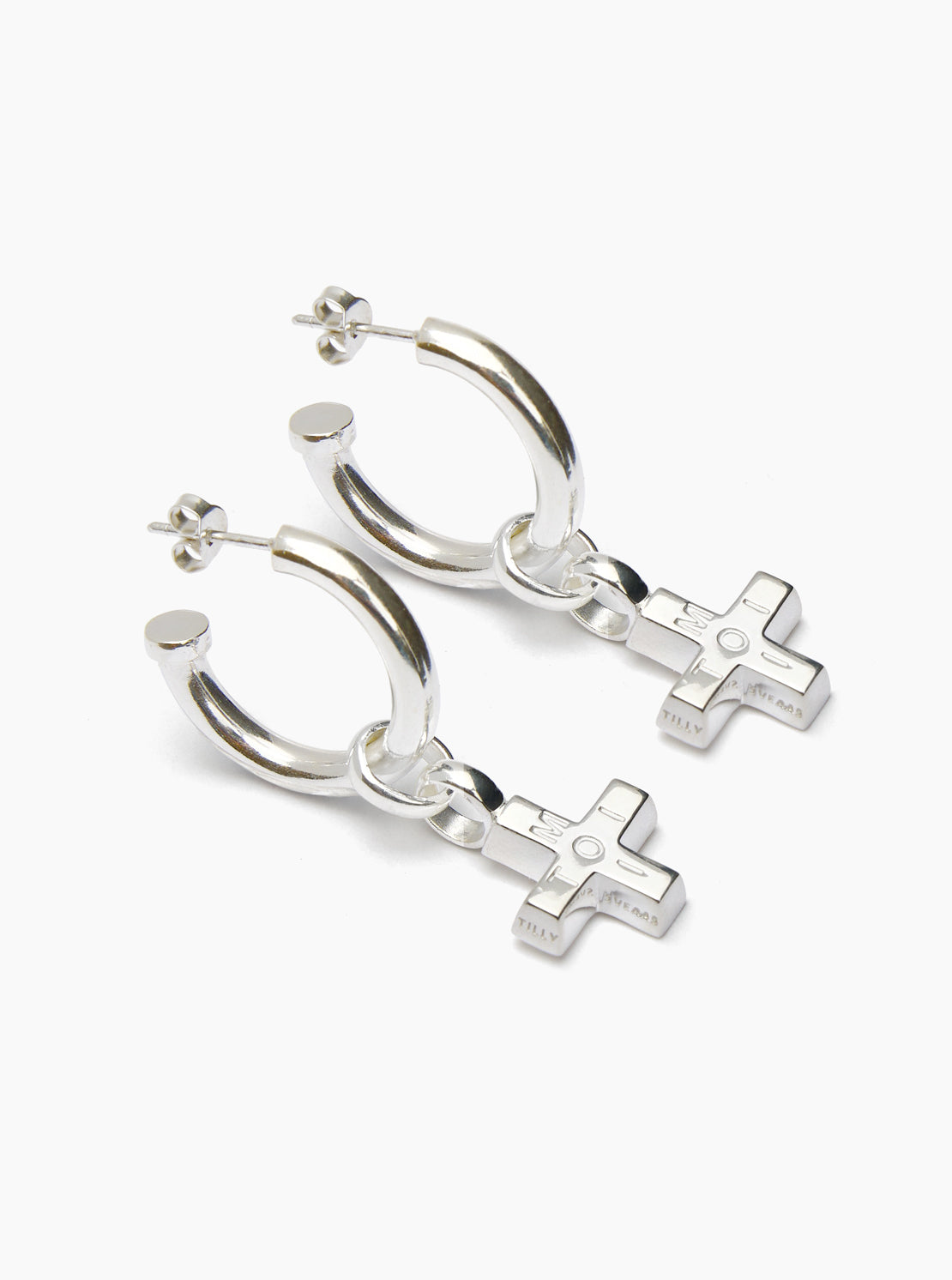 Silver Moi + Toi Earrings