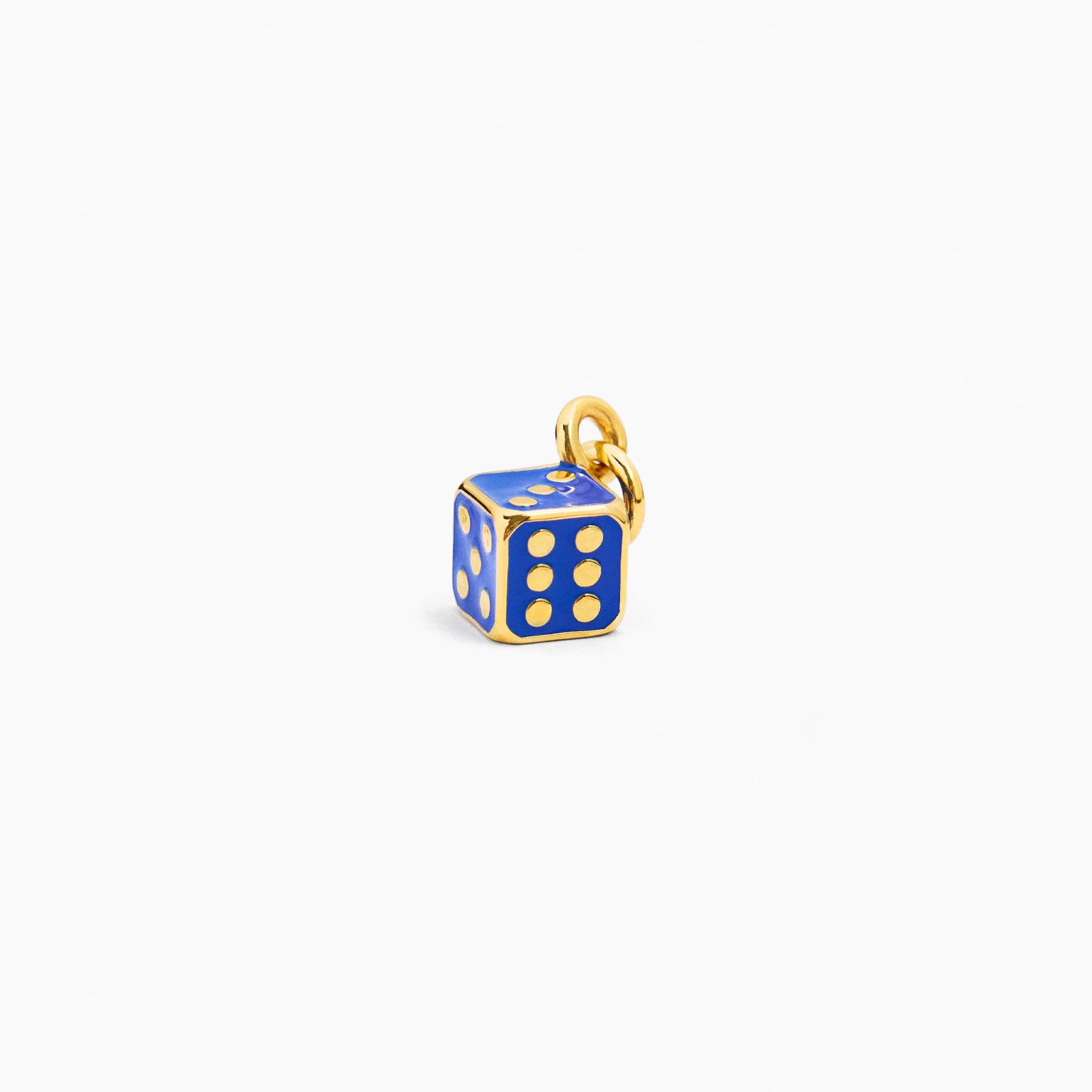 Navy Dice Charm