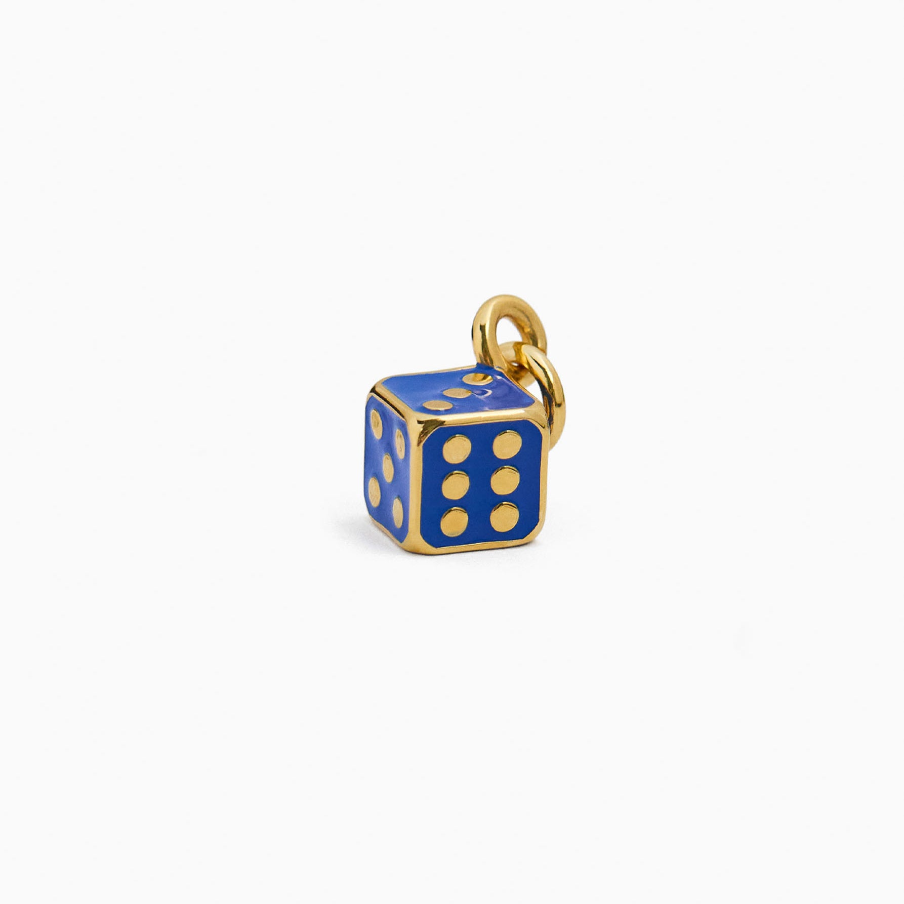 Navy Dice Charm