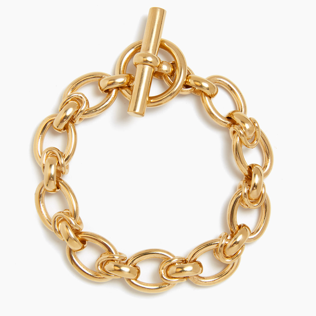Medium Gold Interlock Bracelet