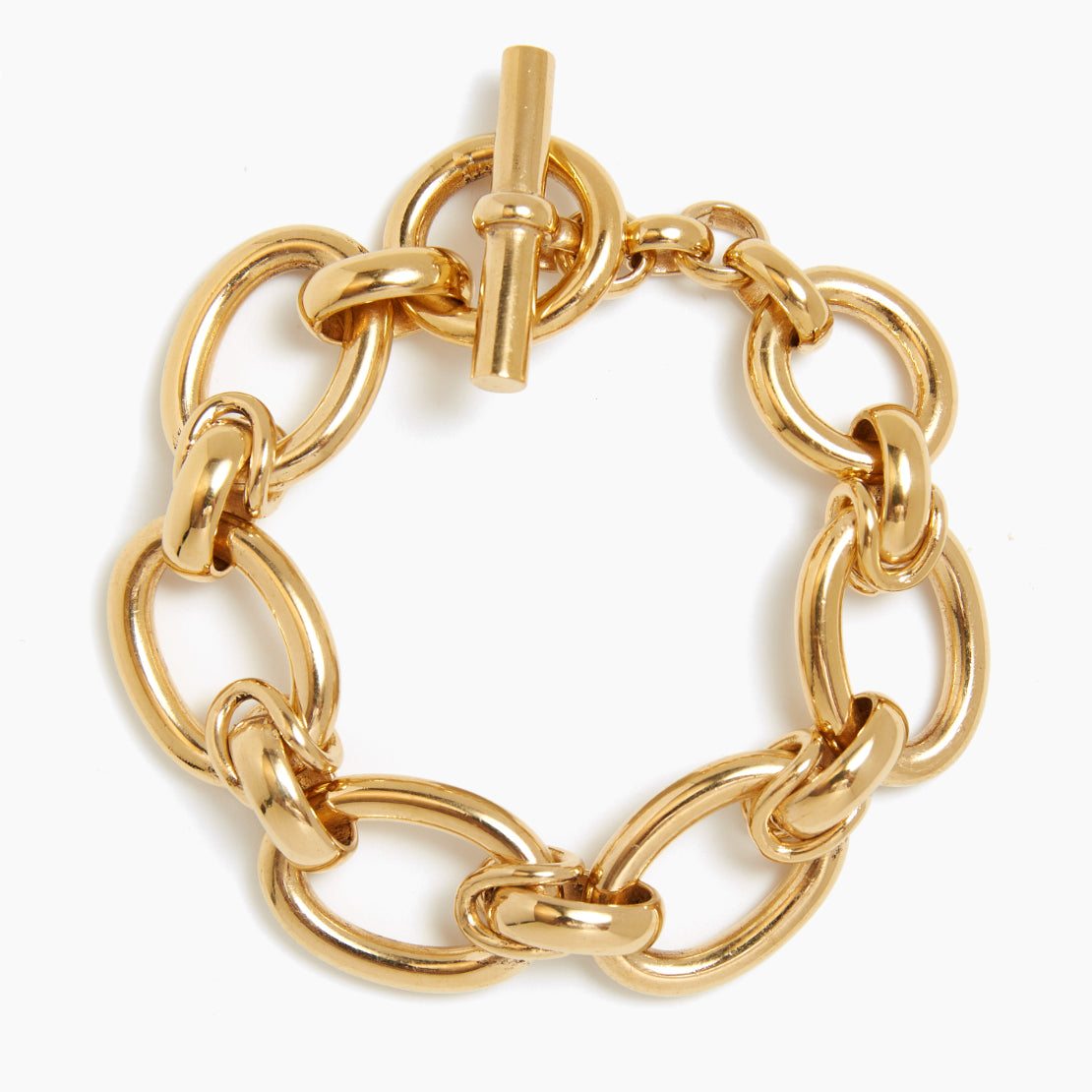Giant Gold Interlock Bracelet