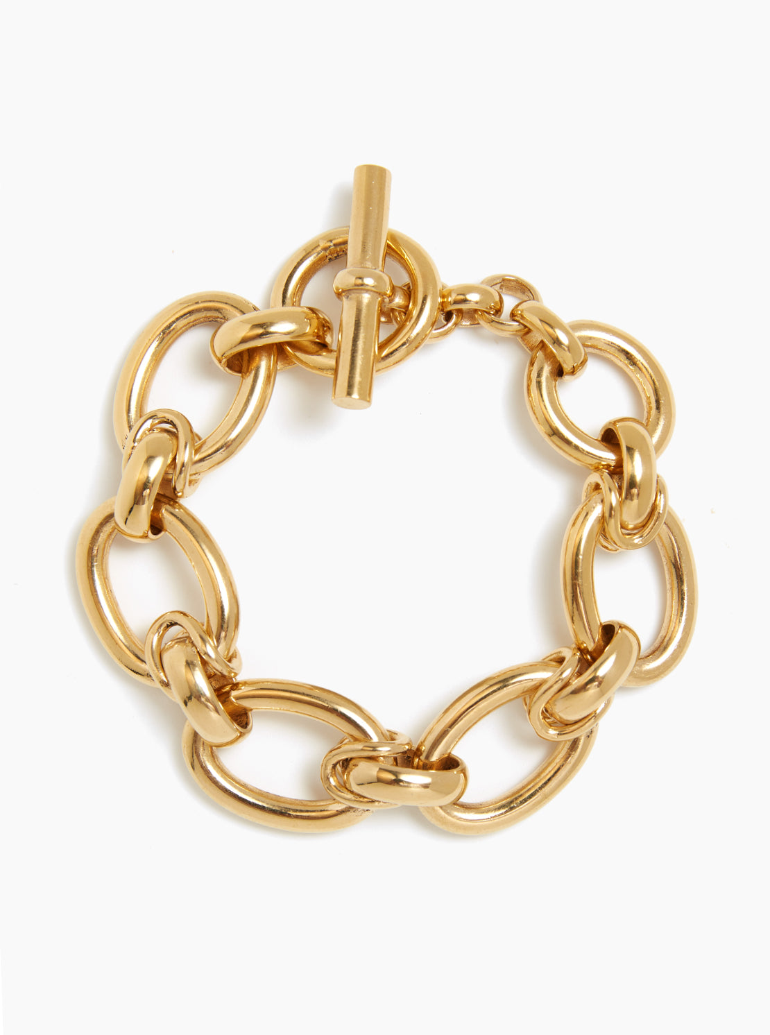 Giant Gold Interlock Bracelet
