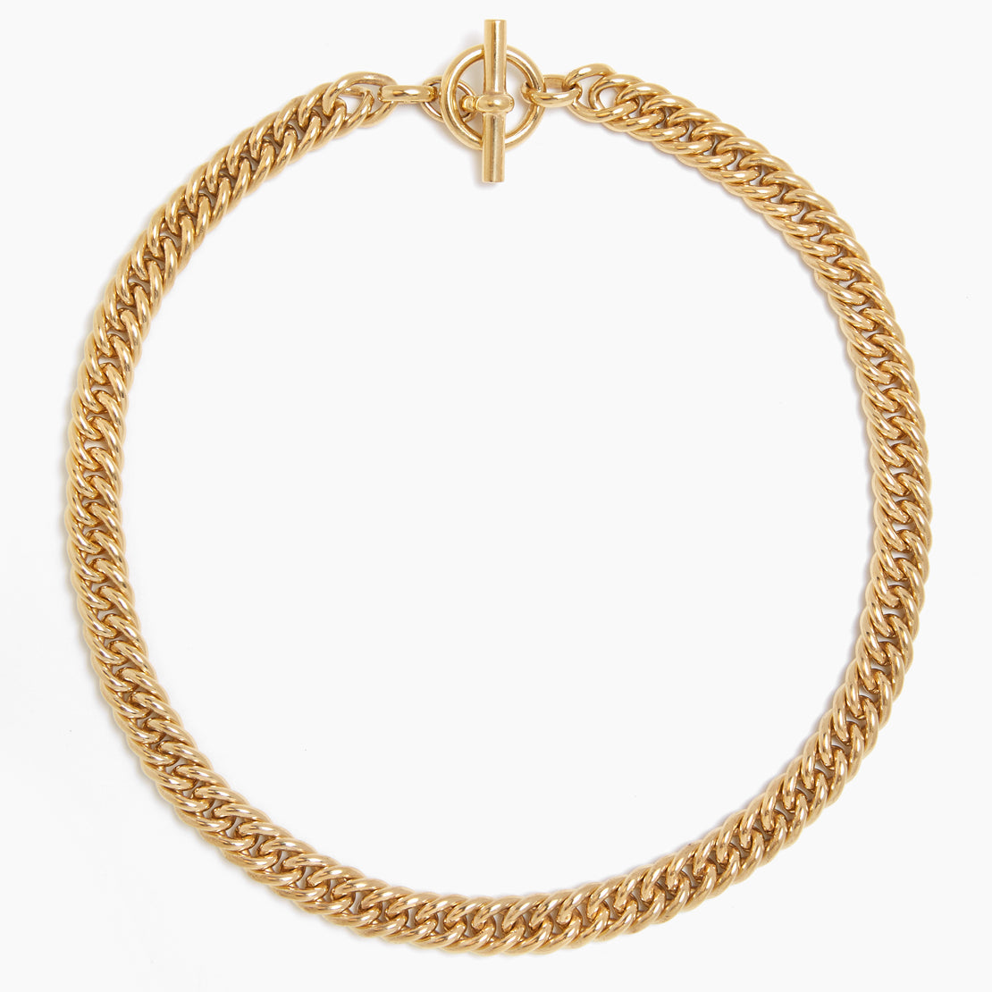 Gold Curb Link Choker
