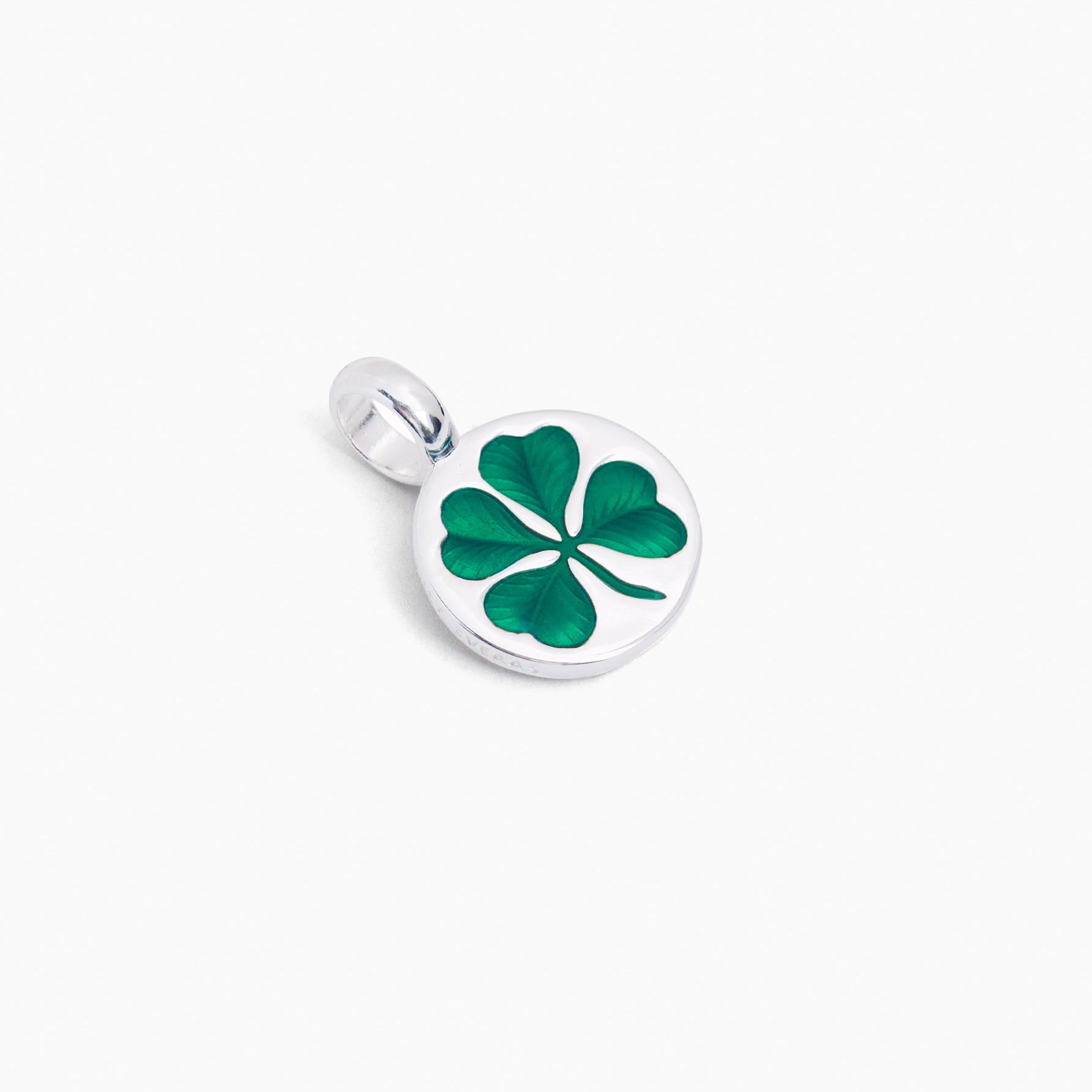 Small Silver Clover Charm