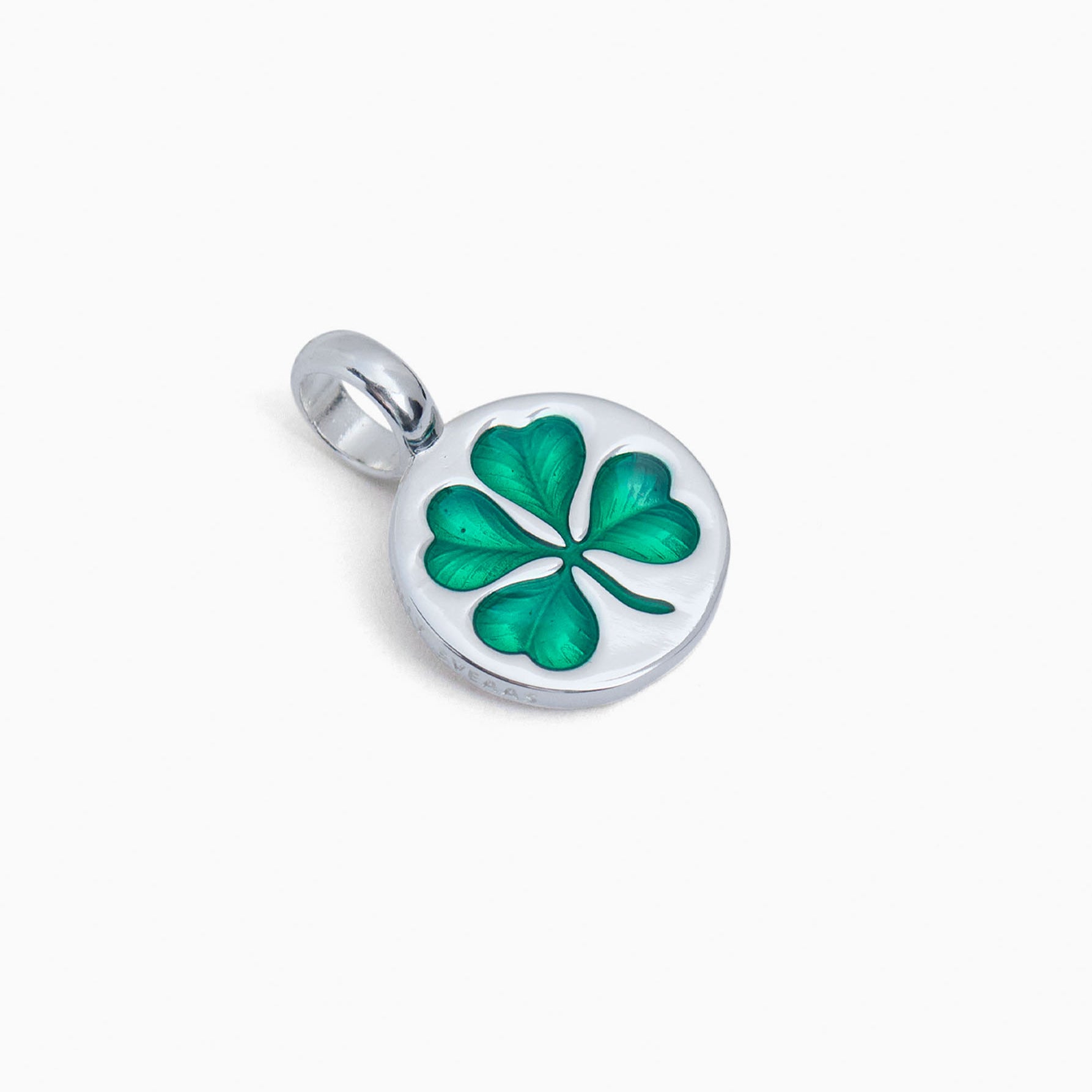 Small Silver Clover Charm