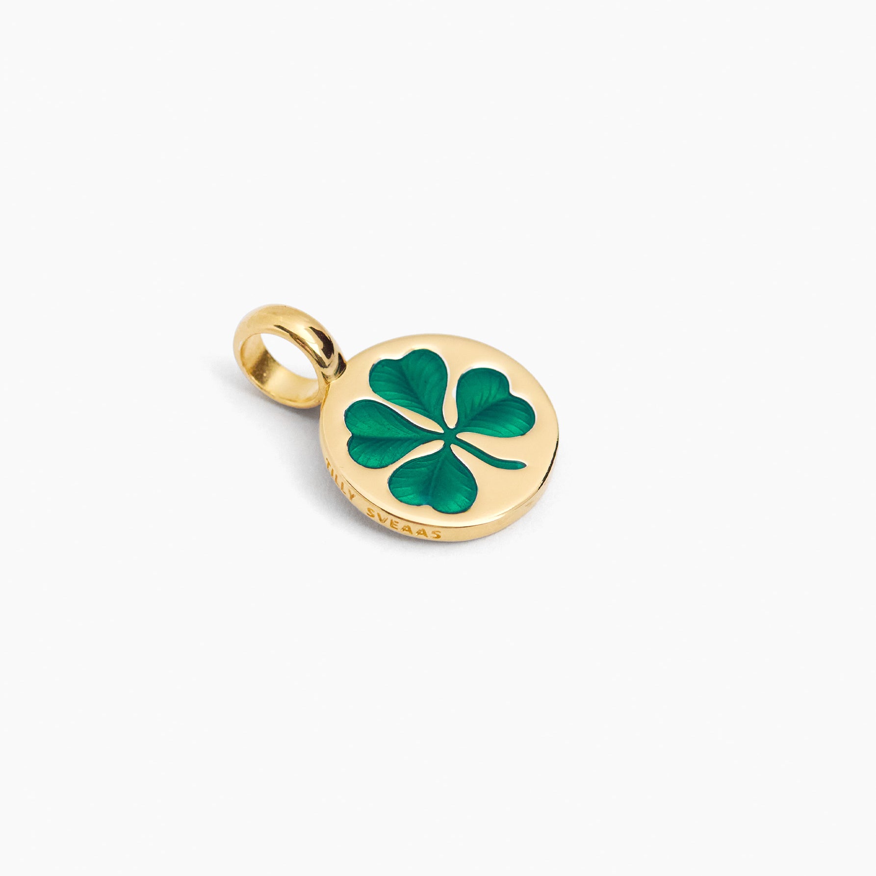 Small Gold Clover Charm